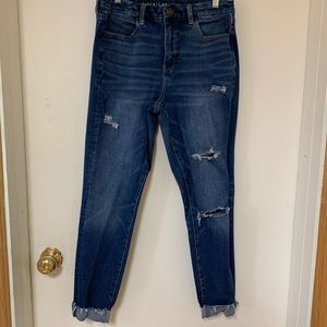 American Eagle High Waisted Ripped Dream Jean